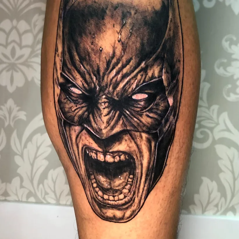 Tatuaje realista de un rostro, ESAP Madrid Tatuaje realista de un rostro, ESAP Madrid